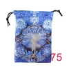 Thick velvet cloth bag, double-sided color printed drawstring card bag, tarot table bag, tarot drawstring storage bag, accessory bag (21)