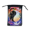 Thick velvet cloth bag, double-sided color printed drawstring card bag, tarot table bag, tarot drawstring storage bag, accessory bag (4)