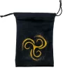 Thick velvet cloth bag, double-sided color printed drawstring card bag, tarot table bag, tarot drawstring storage bag, accessory bag (8)