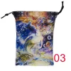 Thick velvet cloth bag, double-sided color printed drawstring card bag, tarot table bag, tarot drawstring storage bag, accessory bag (9)
