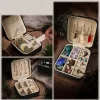 Three phase Moon Crystal Storage Box Dice Coin Color Printing PU Box Ring Necklace Jewelry Box Jewelry Box (9)