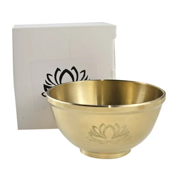 Three phase Moon Five pointed Star Aromatherapy Copper Bowl Energy Ceremony Candlestick Brass Bowl Meditation Surrounding Crystal Stone Decorative Bowl (11)