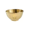 Three phase Moon Five pointed Star Aromatherapy Copper Bowl Energy Ceremony Candlestick Brass Bowl Meditation Surrounding Crystal Stone Decorative Bowl (5)