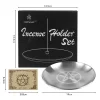 Three-phase Moon Pentagram Metatron Tarot Meditation Ceremony Metal Tray (12)