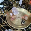 Three-phase Moon Pentagram Metatron Tarot Meditation Ceremony Metal Tray (20)