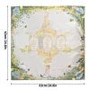 Velvet Tarot Card Tablecloth Serpentine Tablecloth Colorful Velvet Tablecloth Past Present Future Card Interpretation Ceremony Cloth (12)