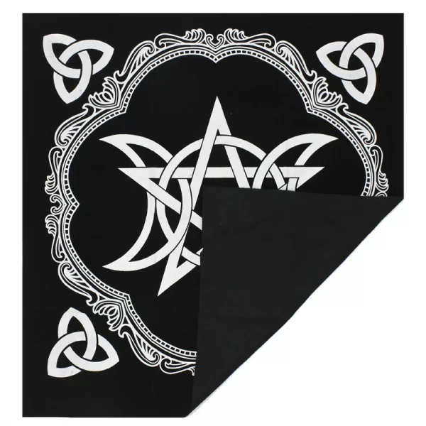 Vika Purple Tablecloth Tarot Tablecloth Pentagram Altar Cloth Tarot Card Tablecloth Clearance Talob (1)