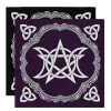 Vika Purple Tablecloth Tarot Tablecloth Pentagram Altar Cloth Tarot Card Tablecloth Clearance Talob (2)