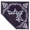 Vika Purple Tablecloth Tarot Tablecloth Pentagram Altar Cloth Tarot Card Tablecloth Clearance Talob (7)