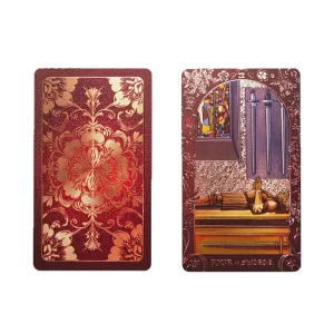 Weite Tarot Gold Foil Genuine Tarot Color Printing Pet Waterproof English Manual Card Board Game