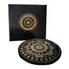 Wheel of Year Calendar Wheel Sun Moon Ins Wind Oak Carving Home Decor Wooden Plate (12)