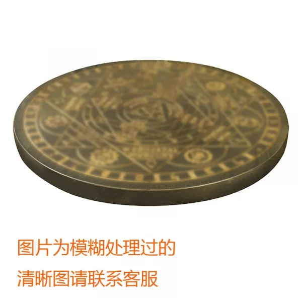 Wheel of Year Calendar Wheel Sun Moon Ins Wind Oak Carving Home Decor Wooden Plate (4)