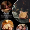 Wooden Finger Maze Breathing Board Finger Labyrinth Meditation Ceremony Stress Relieving Finger Disk Wooden (10)