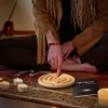 Wooden Finger Maze Breathing Board Finger Labyrinth Meditation Ceremony Stress Relieving Finger Disk Wooden (5)