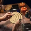 Wooden Finger Maze Breathing Board Finger Labyrinth Meditation Ceremony Stress Relieving Finger Disk Wooden (6)
