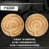 Wooden Finger Maze Breathing Board Finger Labyrinth Meditation Ceremony Stress Relieving Finger Disk Wooden (8)