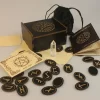 Wooden Witch Runes Set with Instruction Manual and Cloth Bag - 25PCS (11)