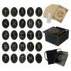 Wooden Witch Runes Set with Instruction Manual and Cloth Bag - 25PCS (5)