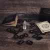 Wooden Witch Runes Set with Instruction Manual and Cloth Bag - 25PCS (6)