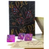 rune letter dice, eight sided dice, Viking rune dice, multi-faceted dice, resin rune dice, including instruction manual (12)