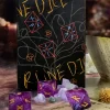 rune letter dice, eight sided dice, Viking rune dice, multi-faceted dice, resin rune dice, including instruction manual (9)