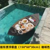 Furniture rattan floating tray, fruit platter (1)