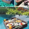 Furniture rattan floating tray, fruit platter (5)