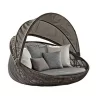 Nordic Creative Personalized Round Vine Bed (11)