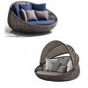Nordic Creative Personalized Round Vine Bed (2)