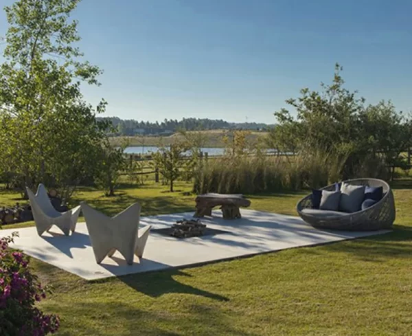 Nordic Creative Personalized Round Vine Bed (9)