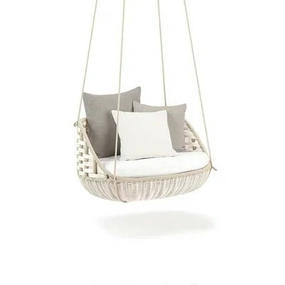 Outdoor Hanging Basket Combination Vine Chair Swing (23)