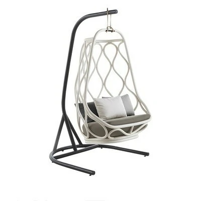 Outdoor Hanging Basket Combination Vine Chair Swing (27)