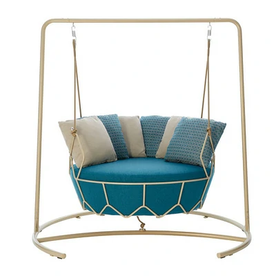 Outdoor Hanging Basket Combination Vine Chair Swing (3)