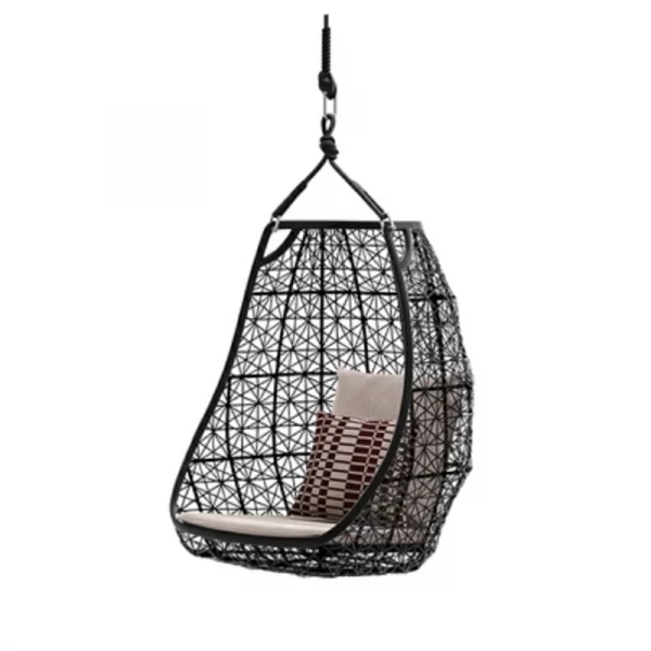 Outdoor Hanging Basket Combination Vine Chair Swing (6)