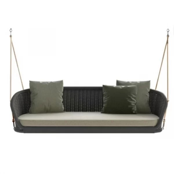 Outdoor Hanging Basket Combination Vine Chair Swing (9)