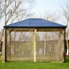 Outdoor Sunshed Courtyard Villa Garden Sunshade Roman Tent (13)