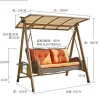 Outdoor Swing, Courtyard Garden, Villa Balcony, Cast Aluminum, Internet Famous Rocking Chair (1)