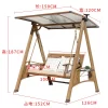 Outdoor Swing, Courtyard Garden, Villa Balcony, Cast Aluminum, Internet Famous Rocking Chair (29)