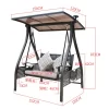 Outdoor Swing, Courtyard Garden, Villa Balcony, Cast Aluminum, Internet Famous Rocking Chair (5)