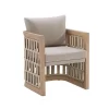 Outdoor Teak Vine Weaving Table and Chair (3)