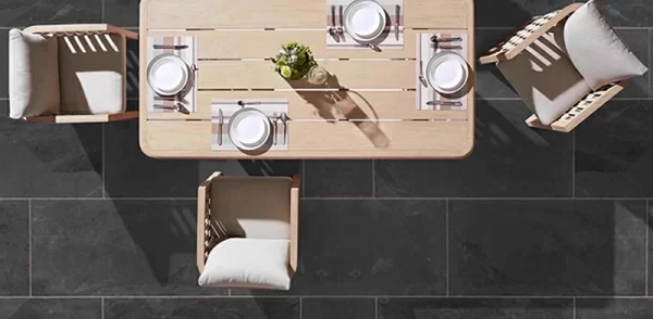 Outdoor Teak Vine Weaving Table and Chair (7)