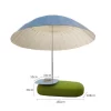 Outdoor Umbrella Villa Roman Umbrella Outdoor Umbrella (10)