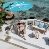 Outdoor Umbrella Vine Weaving Petal Sunshade Umbrella (2)