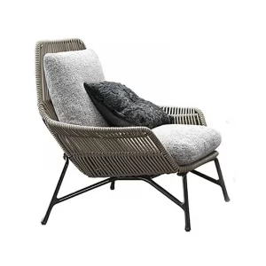 Outdoor Vine Chair Tea Table Three Piece Set Combined Courtyard Garden Outdoor Balcony Leisure Rope Set Single Sofa Chair