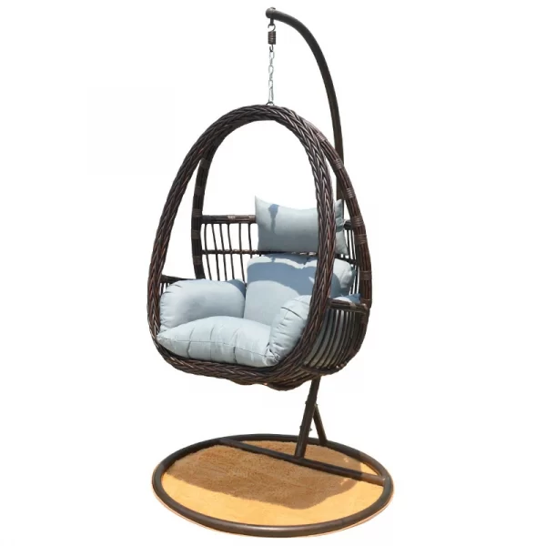Outdoor balcony hanging chair, home hanging basket (2)