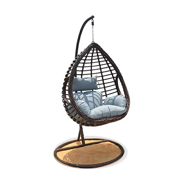 Outdoor balcony hanging chair, home hanging basket (7)