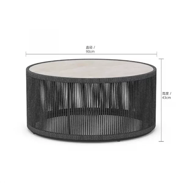 Outdoor bedding, hotel pool, rattan woven outdoor lounge chair furniture (13)