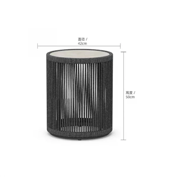 Outdoor bedding, hotel pool, rattan woven outdoor lounge chair furniture (14)