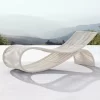 Outdoor bedding, hotel pool, rattan woven outdoor lounge chair furniture (5)
