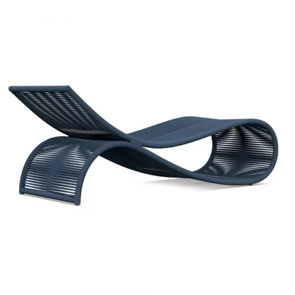 Outdoor bedding, hotel pool, rattan woven outdoor lounge chair furniture (6)